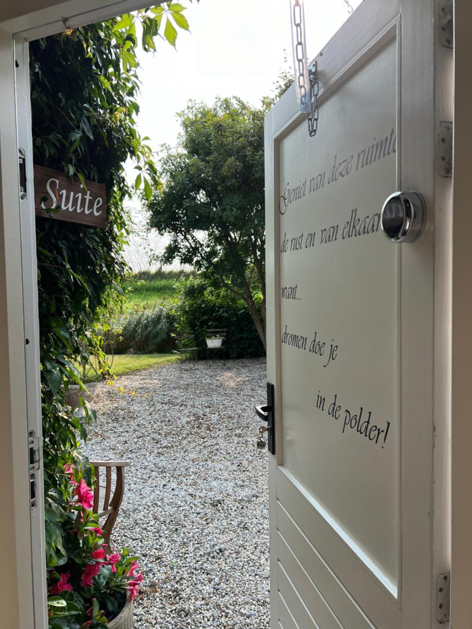 B & B 'Droom In De Polder De Suite Met Prive Sauna Arnemuiden Kültér fotó